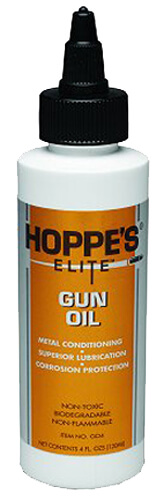 Hoppe’s GO4 Elite Gun Oil Lubricates And Prevents Corrosion 4 oz. Squeeze Bottle