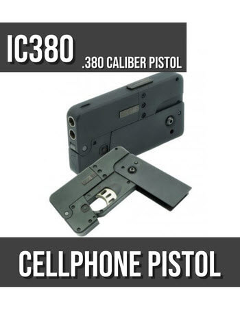 IC380 Double Barreled .380 Caliber Cellphone Pistol