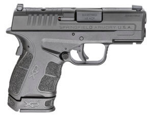 Springfield Armory XDSG93345BOSP XD-S Mod.2 OSP 45 ACP 3.30″ 5+1  6+1 Railed Black Frame Black Melonite Steel with Optic Cut Slide Enhanced Textured Black Polymer Grip Includes 2 Mags