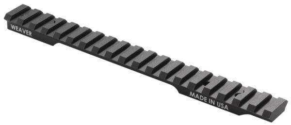 Weaver Mounts 99470 Multi-Slot Extended Black Anodized Aluminum Fits Tikka T3x Long Action