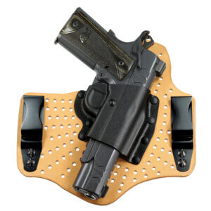Uncle Mike’s 54CCW00BGL CCW Holster OWB Black Boltaron Belt Slide Fits Glock 17/19/22/23 Right Hand