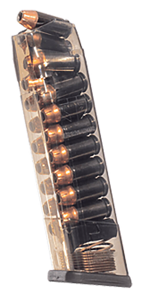 ETS Group GLK2130 Pistol Mags 30rd Extended 45 ACP Compatible w/Glock 21/30/41 Clear Polymer