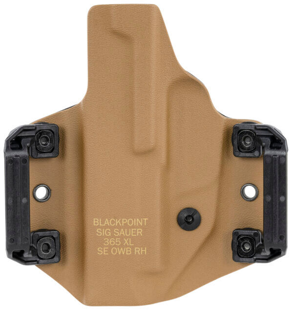 Sig Sauer HOL365XLOWBRH Tactical OWB Polymer Belt Loop Fits Sig P365XL Right Hand