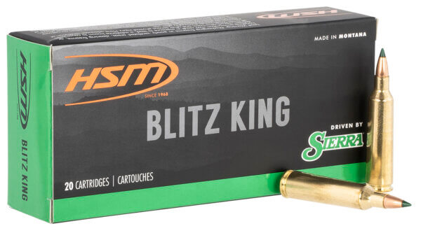 HSM 2225020N Varmint Hunting 22-250 Rem 55 gr Sierra BlitzKing 20rd Box