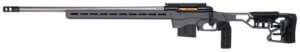 Savage Arms 57702 110 Elite Precision 308 Win 10+1 26″ Matte Stainless Matte Black Rec Gray Cerakote Adjustable MDT ACC Aluminum Chassis Stock Left Hand (MB Not Included)