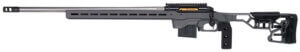 Savage Arms 57708 110 Elite Precision 338 Lapua Mag 5+1 30″ Matte Stainless Matte Black Rec Gray Cerakote Adjustable MDT ACC Aluminum Chassis Stock Left Hand (MB Not Included)