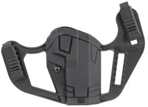 Uncle Mike’s 79077 Apparition IWB/OWB Black Polymer Belt Clip Fits Glock 43/43X/Springfield Hellcat Ambidextrous