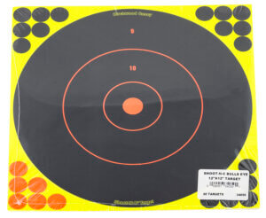 Birchwood Casey 34050 Shoot-N-C Bull’s-Eye Bullseye Adhesive Paper Target 12″ 50 Per Pkg