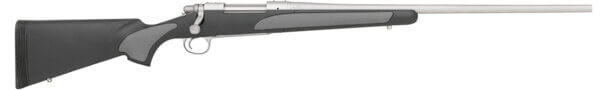 Remington Firearms (New) R27133 700 SPS Full Size 223 Rem 5+1 24″ Matte Stainless Steel Barrel & Receiver  Matte Black w/Gray Panels Fixed Synthetic Stock  Right Hand
