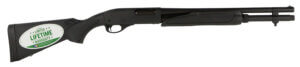 REM Arms Firearms R81100 870 Express Tactical 20 Gauge with 18.50 Cylinder Bore Barrel  3″ Chamber  6+1 Capacity  Matte Blued Metal Finish  Matte Black Synthetic Stock & Bead Sight Right Hand (Full Size)”
