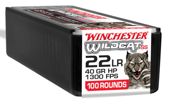 Winchester Ammo WW22LRSSD Wildcat Super Speed 22 LR 40 gr Hollow Point (HP) 100rd Box