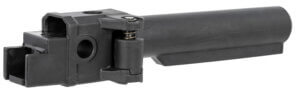 NcStar DLG-086 Classic Commercial Stock Black Polymer Adjustable Stock with Metal QD Bases & Rubber Butt Pad For Commercial Spec Buffer Tubes (Tube Not Included)