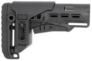 NcStar VG087042 Tactical PCP42 Mil-Spec Stock Black Synthetic Collapsible with Adjustable Cheekpiece