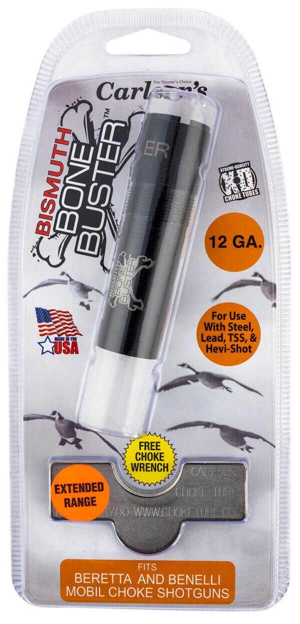 Carlson’s Choke Tubes 09203 Bismuth Bone Buster Benelli Crio/Crio Plus 12 Gauge Extended Range 17-4 Stainless Steel