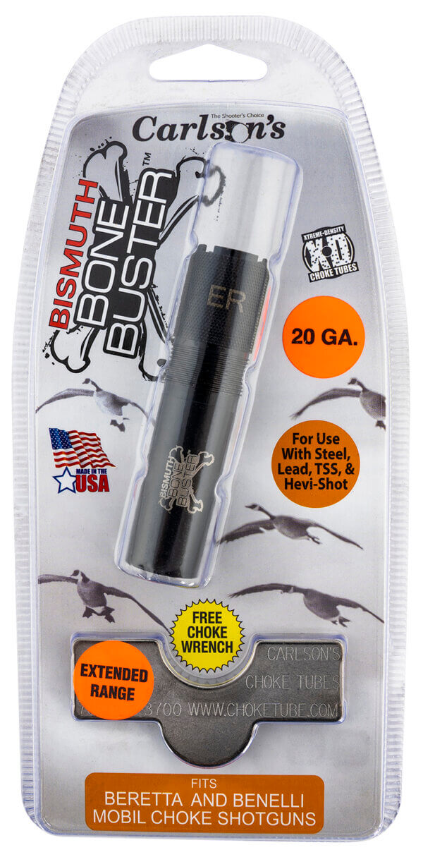 Carlson’s Choke Tubes 09217 Bismuth Bone Buster Benelli Crio/Crio Plus 20 Gauge Extended Range 17-4 Stainless Steel