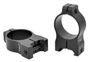 Leupold 49949 Ringmounts Scope Ring Set For Rimfire Rifles Dovetail Low 1″ Tube Black Gloss Steel