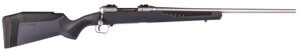 Savage Arms 57051 110 Storm 6.5×284 Norma 4+1 24  Matte Stainless Metal  Gray Fixed AccuStock with Accufit”