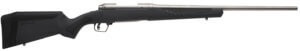 Savage Arms 57056 110 Storm 270 Win 4+1 22  Matte Stainless Metal  Gray Fixed AccuStock with Accufit  Left Hand”