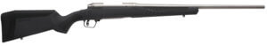Savage Arms 57057 110 Storm 30-06 Springfield 4+1 22″ Matte Stainless Metal Gray Fixed AccuStock with Accufit Left Hand