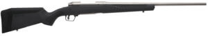 Savage Arms 57058 110 Storm 7mm Rem Mag 3+1 24  Matte Stainless Metal  Gray Fixed AccuStock with Accufit  Left Hand”