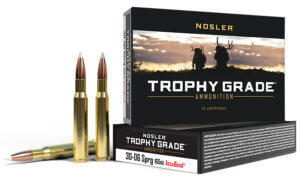 Nosler 60057 Trophy Grade Hunting 30-06 Springfield 165 gr Nosler AccuBond 20rd Box