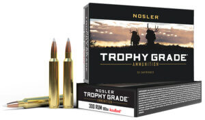 Nosler 60065 Trophy Grade Hunting 300 RUM 180 gr Nosler AccuBond 20rd Box