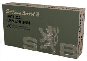Sellier & Bellot SB76254RA Rifle 7.62x54mmR 180 gr Full Metal Jacket (FMJ) 20rd Box