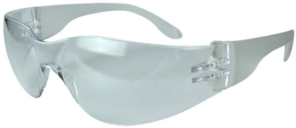 Radians MR0110ID Mirage Safety Eyewear Adult Clear Lens Polycarbonate Clear Frame
