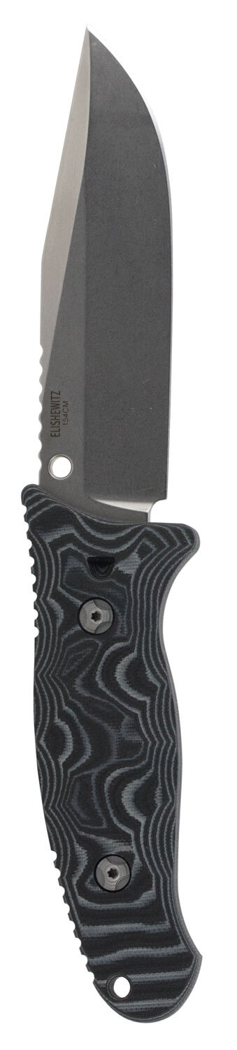 Hogue 35279 EX-F02 4.50″ Fixed Clip Point Plain Black 154CM SS Blade/G-Mascus Black G10 Handle