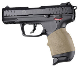 Hogue 18200 HandAll Beavertail Grip Sleeve Textured Black Rubber for Glock 42  43