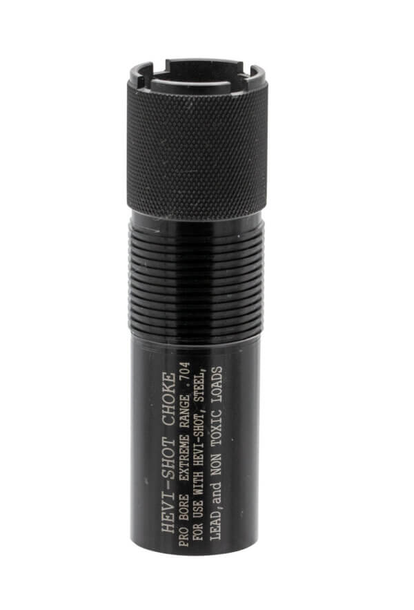 HEVI-Shot 85619 Hevi-Choke Waterfowl Combo Rem ProBore 12 Gauge Extended Range 17-4 Stainless Steel Black (Non-Ported)