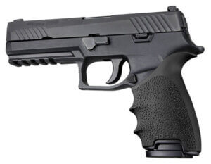 Hogue 18600 HandAll Beavertail Grip Sleeve Compatible w/ Glock 26/27 Black Textured Rubber