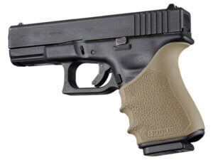 Hogue 17701 HandAll Beavertail made of Rubber with Textured OD Green Finish & Finger Grooves for Ruger Security-9