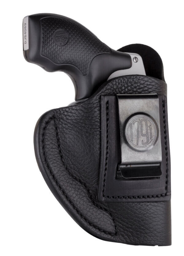 1791 Gunleather SCH3NSBL SCH IWB Size 03 Night Sky Black Leather Belt Clip Compatible w/Ruger LC9/1911/Glock 42 Left Hand