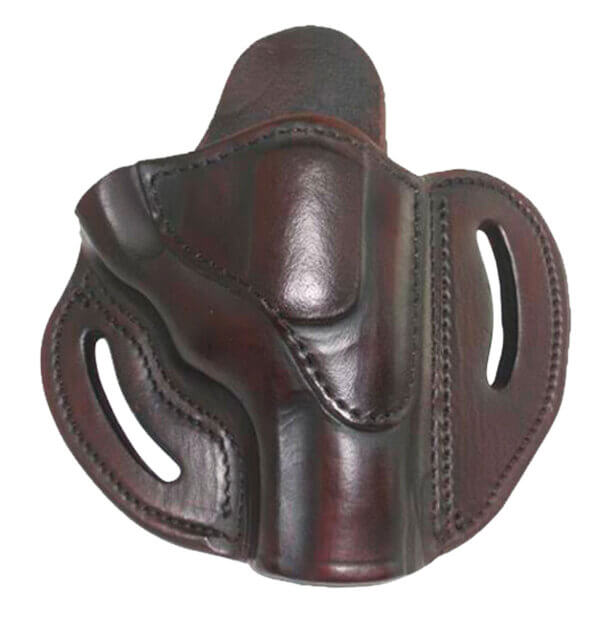 1791 Gunleather RVH2SCBRR RVH2S  OWB Size 02S Classic Brown Leather Belt Slide Fits S&W K Frame Right Hand
