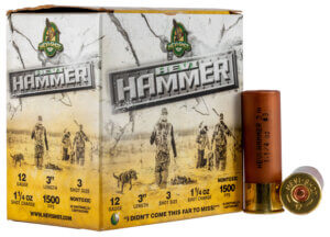 HEVI-Shot HS29003 HEVI-Hammer Waterfowl 20 Gauge 3″ 1 oz 3 Shot 25rd Box