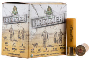 HEVI-Shot HS29002 Hevi-Hammer 20 Gauge 3″ 1 oz 2 Shot 25 Round Box