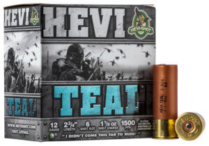 HEVI-Shot HS61224 HEVI-Steel Waterfowl 12 Gauge 2.75″ 1 1/8 oz 4 Shot 25rd Box