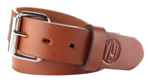 1791 Gunleather BLT013236CBRA 01  Gun Belt Classic Brown Leather 32/36 1.50″ Wide Buckle Closure