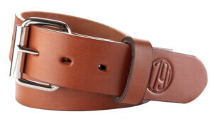 1791 Gunleather BLT013842CBRA 01  Gun Belt Classic Brown Leather 38/42 1.50″ Wide Buckle Closure