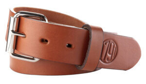 1791 Gunleather BLT014246CBRA 01  Gun Belt Classic Brown Leather 42/46 1.50″ Wide Buckle Closure