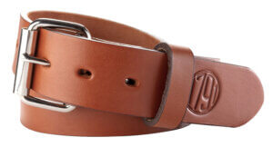 1791 Gunleather BLT014650CBRA 01  Gun Belt Classic Brown Leather 46/50 1.50″ Wide Buckle Closure