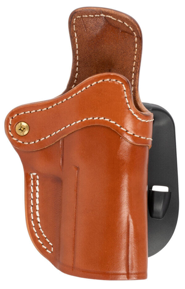 1791 Gunleather PDHR2CBRR RVH2 OWB Classic Brown Leather Paddle Fits Ruger GP100 Right Hand