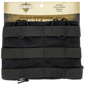 Tacshield T3507BK Speed Load Double Rifle Double 1000D Nylon MOLLE