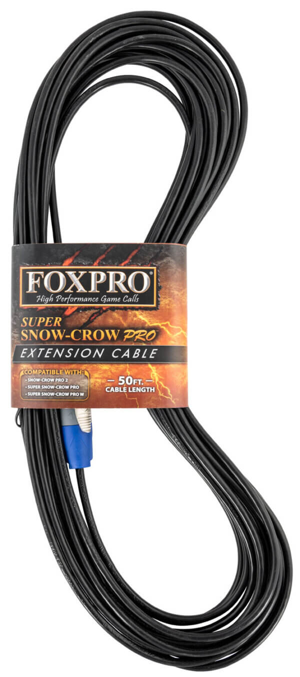 Foxpro CBL50FTSCP2SSCP Speaker Extension Cable 50′ Black for FoxPro Super Snow Crow Pro & Snow Crow Pro 2