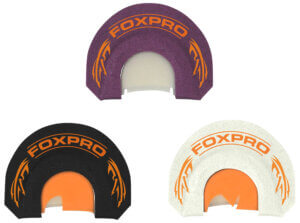 Foxpro CSMCOMBO Crooked Spur Combo Pack Diaphragm Call Double/3.5 Reed Turkey Sounds Attracts Turkeys Black/Orange/White 3 Piece