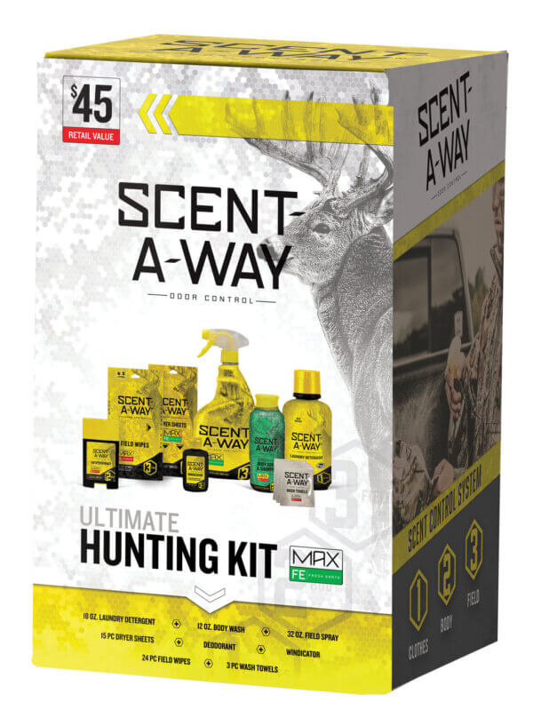 Scent-A-Way 100099 Max Ultimate Hunting Kit Odor Eliminator Odorless Scent