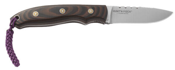 CRKT 2861 Hunt’N Fisch 2.99″ Fixed Plain Satin 9Cr18MoV SS Blade/Multi-Color G10 Handle Includes Lanyard/Sheath
