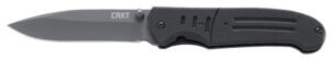 CRKT 6860 Ignitor T 3.38″ Folding Modified Drop Point Plain Gray TiN 8Cr14MoV SS Blade/Black G10 Handle Includes Pocket Clip