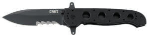 CRKT 7920 P.S.D. 3.63″ Folding Plain Satin 4116 Stainless Steel Blade/ Black Carbon Fiber/G10 Handle Includes Pocket Clip
